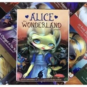Alice's Wonderland Oracle Tarot Cards Set Insightful Fortune Telling Game